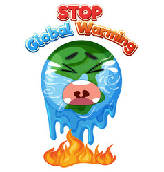 Stop Global Warming Concept