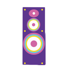 Isolated Colored Speaker Icon Image