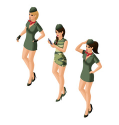 Isometry Of A Girl 3d Sexy Girls In Military