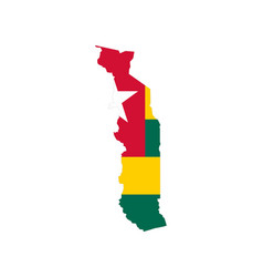 Togo Flag National Africa Emblem Map Icon