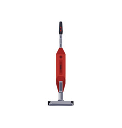 Upright Vacuum Cleaner Tool Flat Cartoon