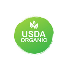 Usda Organic Emblems Badge Sticker Logo Icon