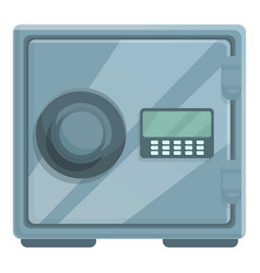 Cash Box Icon Cartoon Bank Safe