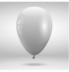 White Balloon Isolated On A Background