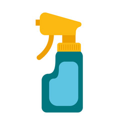 Blue Bottle Spray Icon On Hygiene Label