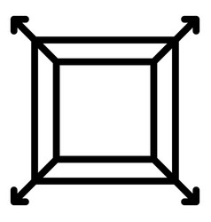 Size Redesign Icon Outline Style