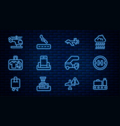 Set Line Conveyor Belt With Suitcase Helicopter