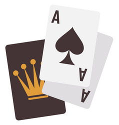 Two Aces Icon Playing Cards Casino Game