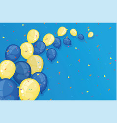 Yellow And Blue Balloons