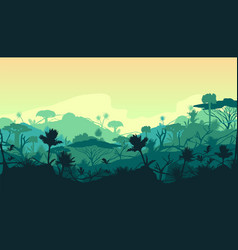 Jungle Forest Or Amazon Rainforest Banner