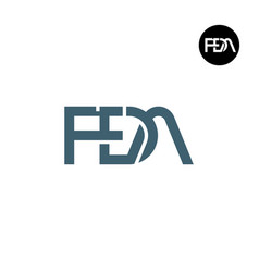 Letter Fda Monogram Logo Design