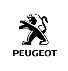 Peugeot Logo Brand Car Symbol With Name Black