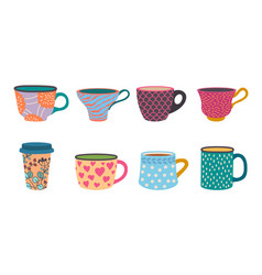 Different Cups Tea Cup Scandinavian Kitchen