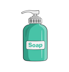 Liquid Soap Bottle With Label