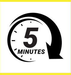 Minute Timer Icons Sign For Ten Minutes