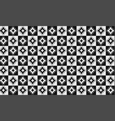 Black And White Floor Tiles Pattern