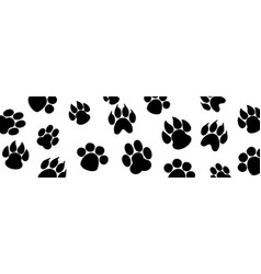 Dog Paws Seamless Pattern Eps