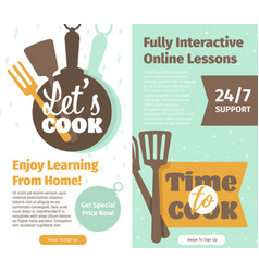 Enjoy Learning From Home Cooking Online Lessons