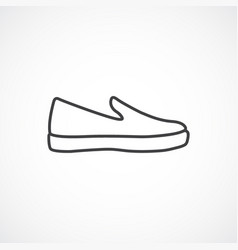 Espadrille Line Icon Line Icon