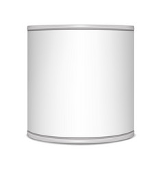 Round Tin Can Mockup Canned Food Metal Package