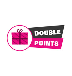 Double Points Marketing Concept Business Success