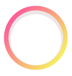 Gradient Loop Circle Design Element