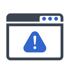 Web Warning Icon