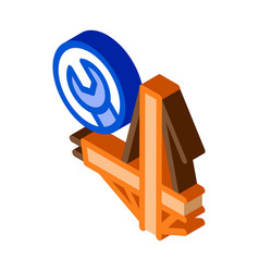 Bridge Repair Isometric Icon