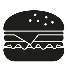 Burger Food Icon Simple Bbq Steak