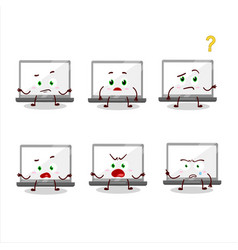 Cartoon Character Laptop With What Expression