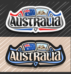 World cities labels -sydney Royalty Free Vector Image