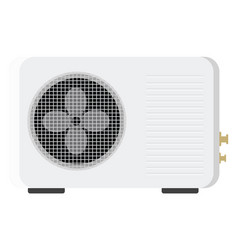 Ac Outter Unit On A White Background