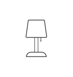 Table Lamp Icon Eps 10