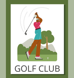 Golf Tournament Or Club Banner Poster