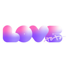 Love Xoxo Lettering Design Sweet Concepts Bold