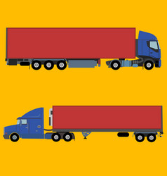 Trucks For Long Distance Shipping On Orange