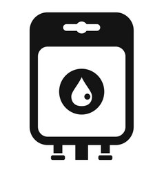 Blood Donation Pack Icon Simple Charity