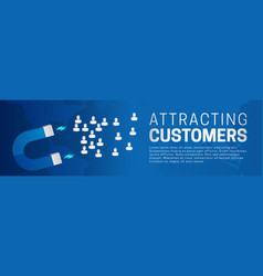 Attracting Customers Banner Background