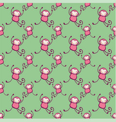 Monkey Seamless Pattern