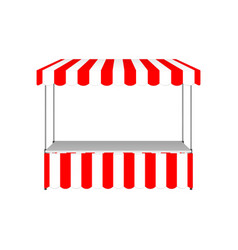 Market Stall Of Table And Tent Roof Portable