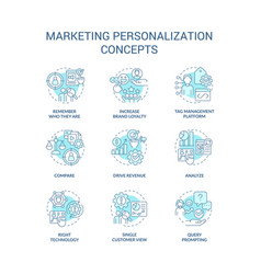 Individual Marketing Strategy Turquoise Concept