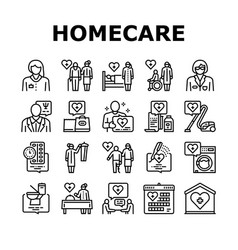 Homecare Services Collection Icons Set