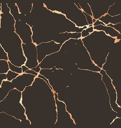 Japanese Rose Gold Kintsugi Pattern Background