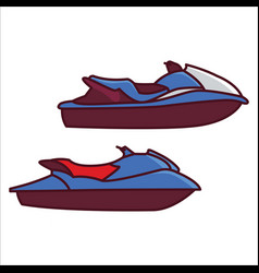 Set Of Jet Ski