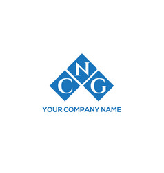 Cng Letter Logo Design On White Background