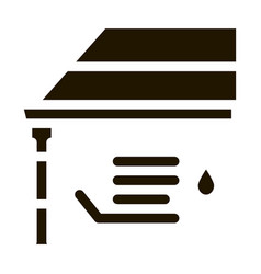 Roof Gutter System Icon Glyph