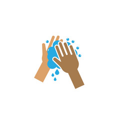 Handwash Icon Design Template Isolated