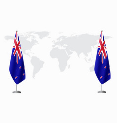 New Zealand And New Zealand Flags For Official