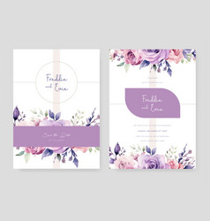 Pink And Purple Violet Rose Luxury Wedding