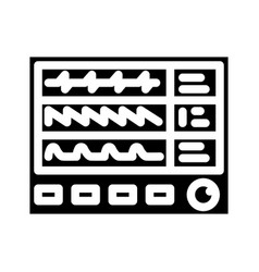 Vital Signs Monitor Ambulance Glyph Icon